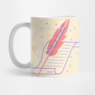 Writing is Art Mug